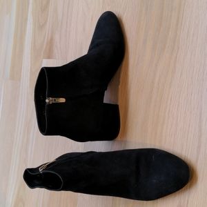Sergio Rossi black suede ankle boots